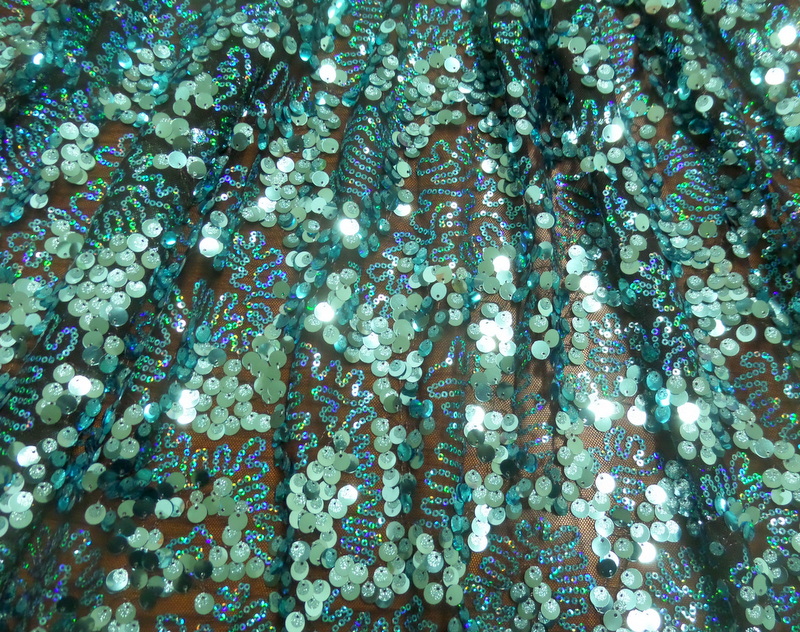 14.Turquoise-Lt.Turquoise Party Sequins